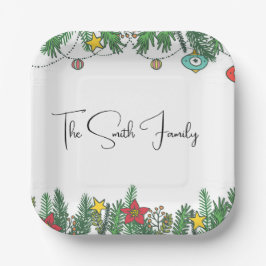 Prato De Papel Criando memórias ao redor da árvore