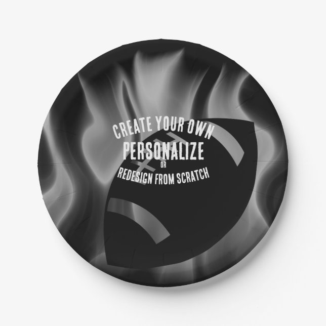 Prato De Papel Crie seu (Frente)