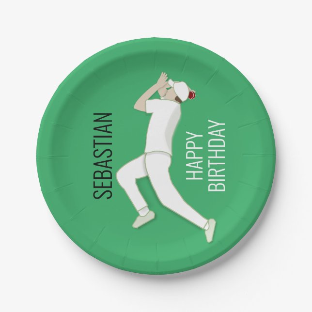 Prato De Papel Críquete (Frente)