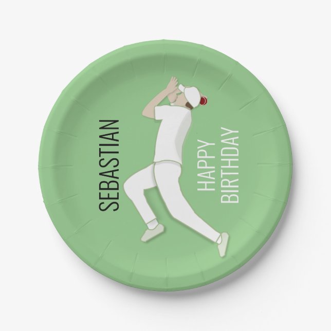 Prato De Papel Críquete (Frente)