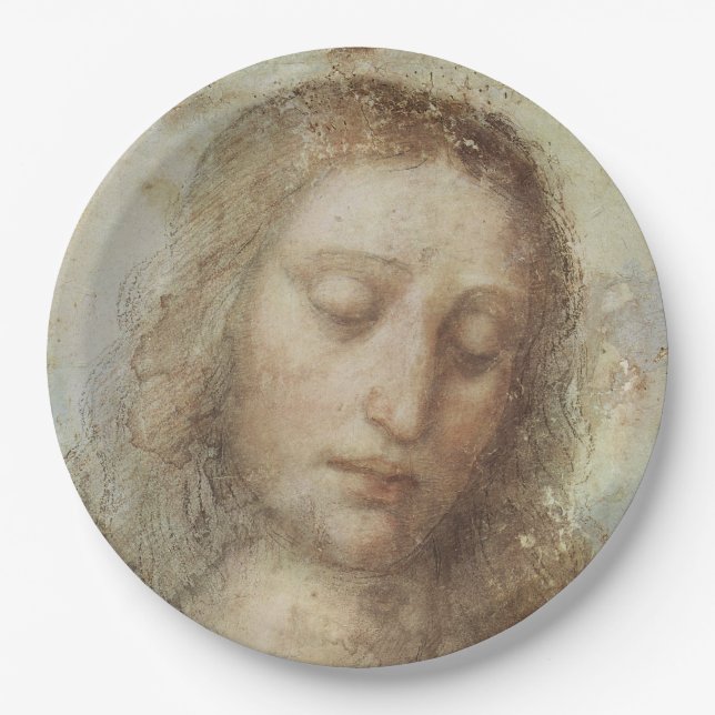 Prato De Papel Cristo (Cristianismo) (Leonardo da Vinci) (Frente)