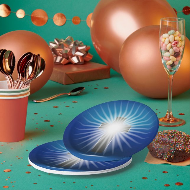 Prato De Papel Cruz brilhante (Criador carregado)