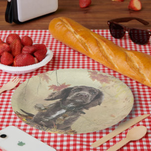 Prato De Papel Cupão de chocolate spaniel