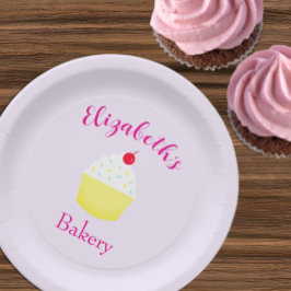 Prato De Papel Cupcake Baking Birthday