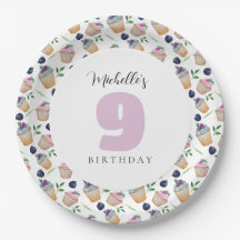 Cupcakes E Frutas Com Monograma