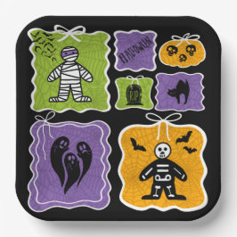 Prato De Papel Cute Mommy Coquette Halloween