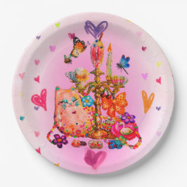 Prato De Papel Cute Pastel