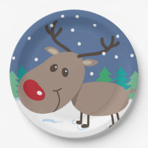 Cute Rudolph - Chapas de festas