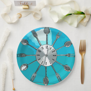 Prato De Papel Cutlery O-Plate