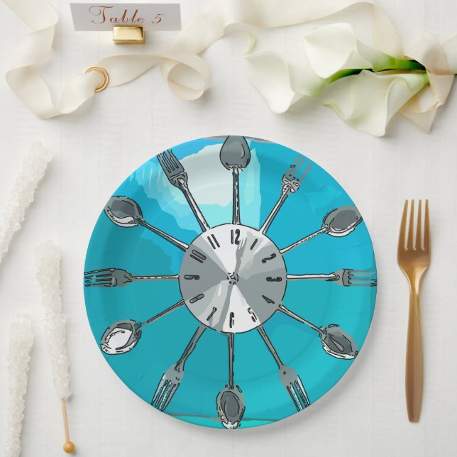 Prato De Papel Cutlery O-Plate (Casamento)