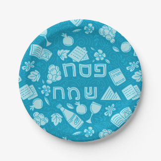 Prato de Papel da Páscoa Judaica
