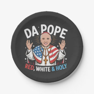 Prato De Papel Da Pope Da América O Papa Leo XIV Provost De Chica