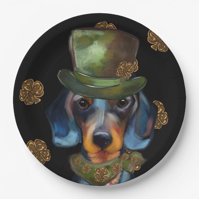 Prato De Papel  Dachshund      (Frente)
