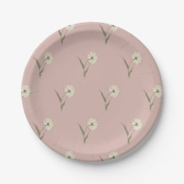 Prato De Papel Dainty Scattered Aster Botanical | Dusty Pink