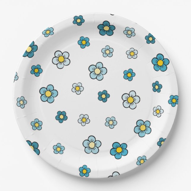 Prato De Papel Daisies (Frente)