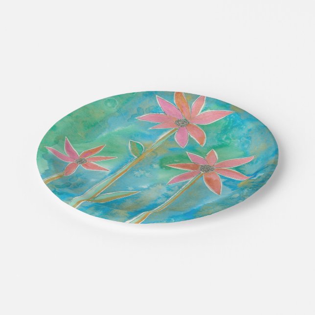 Prato De Papel Daisies III (Inclinado)