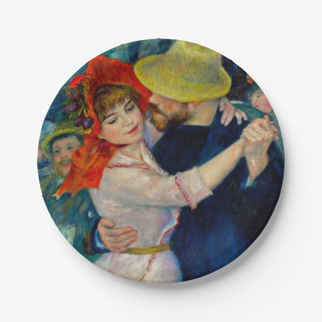 Prato De Papel Dança em Boudonal Pierre Renoir (Frente)
