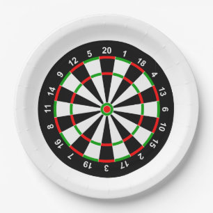 Prato De Papel Dartboard