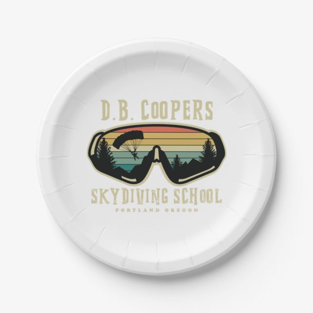Prato De Papel DB coopers skydiving school Portland oregon  (Frente)
