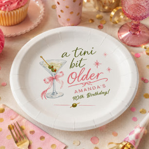 Prato de Papel de Aniversário Um Pouquinho Mais Ve