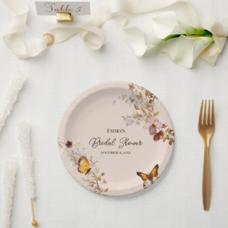 Prato de Papel de Aquarela de Flor Silvestre de Ou