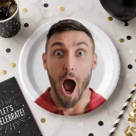 Prato de Papel de Foto Personalizado | Louças para