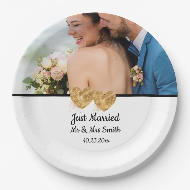 Prato de Papel de Fotografia Personalizada para Ca (Frente)