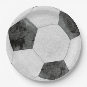 Prato de Papel de Futebol