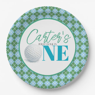 Prato de Papel de Golfe Personalizado Primeiro Bur