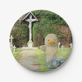 Prato de Papel de Halloween