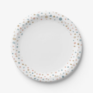 Prato de Papel de Pintura à Base de Água com Ponto