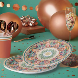 Prato De Papel Debate sobre o Tableware Boho: Placas de Papel Mel
