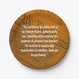 Prato De Papel Décima Quarta Alteração Dívida Pública