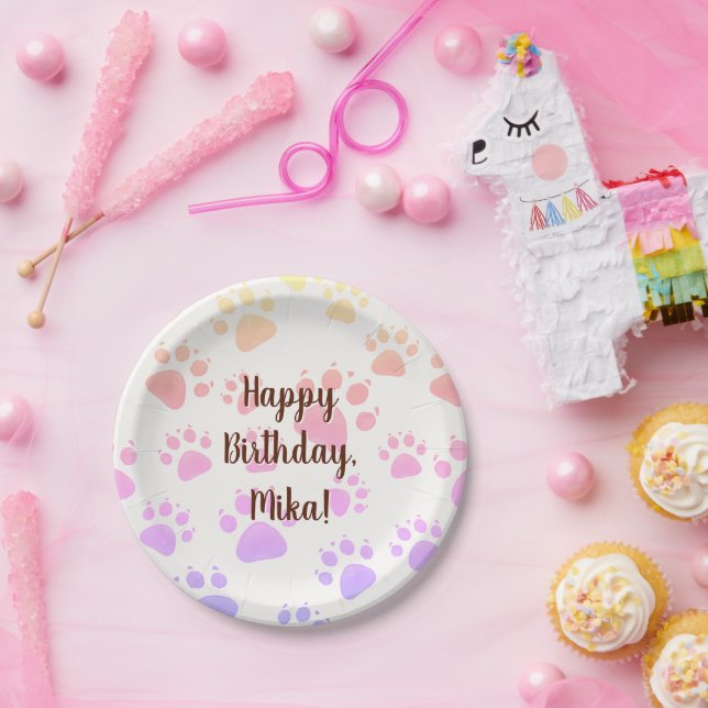 Prato De Papel decoração de aniversário infantil (Festa)