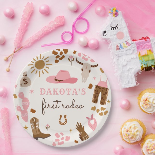 Prato De Papel Decoração de Festa de aniversário do Ranking Rodeo (Festa)