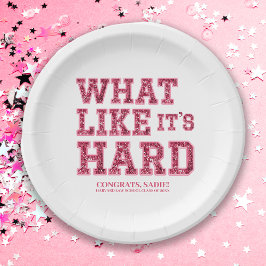 Prato De Papel Decoração de Graduação da Faculdade de Direito de 