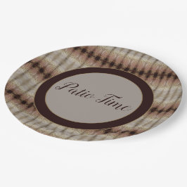 Prato De Papel Decorativo do Tempo da Paciência