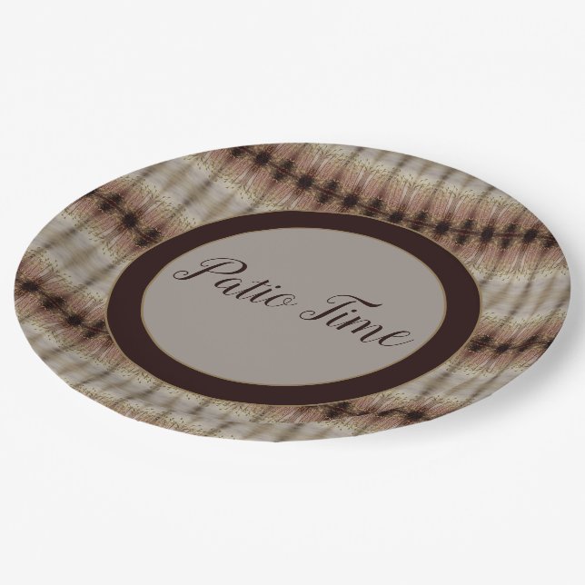 Prato De Papel Decorativo do Tempo da Paciência (Inclinado)