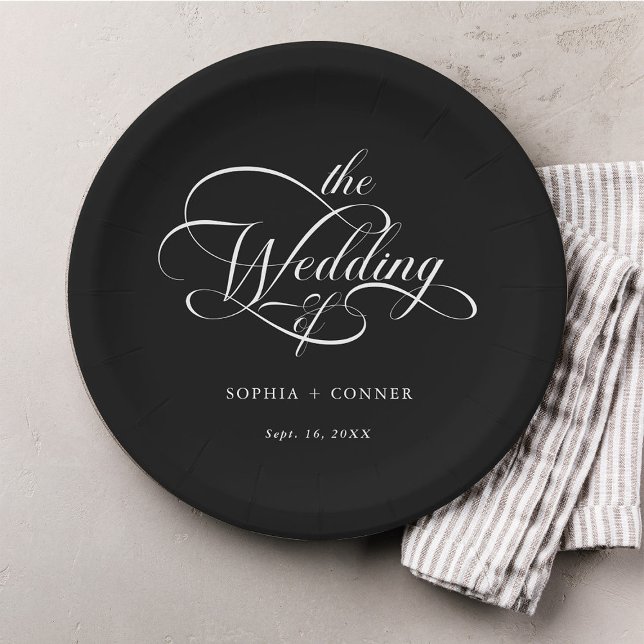 Prato De Papel Delicado Esboço Negra (Criador carregado)