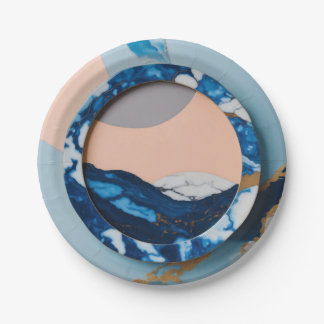 Prato De Papel Delícia de Jantar EcoChic em Placa de Papel