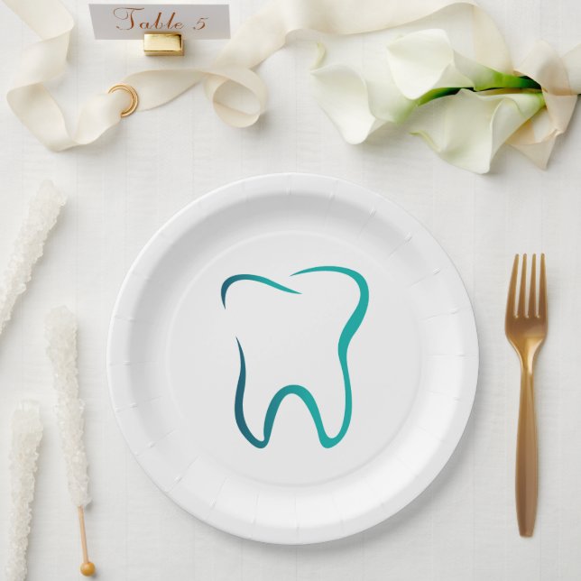 Prato De Papel Dentista dentária Imagem Médica (Casamento)