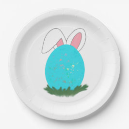 Prato De Papel Descendo o caminho do Coelho!