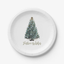 Desejos Festivos. Desenho de árvore de Natal