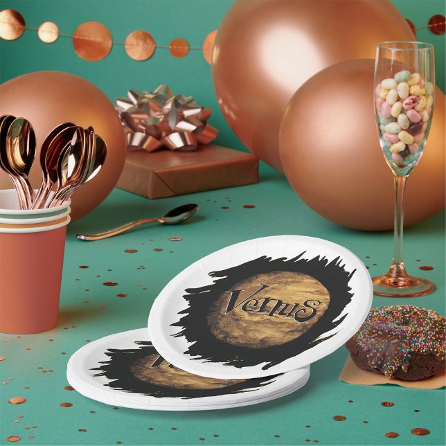 Prato De Papel Desenho de tinta Vênus (Criador carregado)