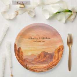 Prato De Papel Desert Mountain Landscape Wedding 
