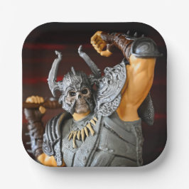 Prato De Papel Design Barbária Colorida