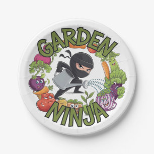 Prato De Papel Design de Jardim Ninja - Gráfico de Jardinagem Div