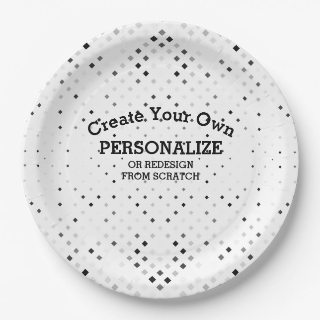 Prato De Papel Design Do Scratch - (Frente)