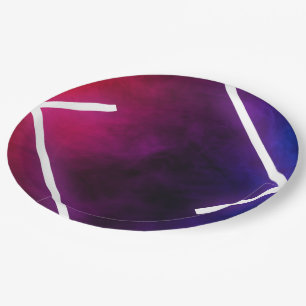 Prato De Papel Designs deliciosos em placas de papel redondas de 