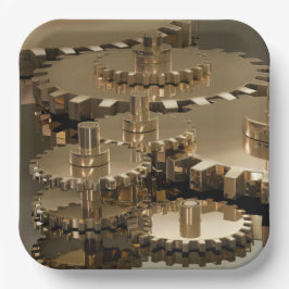 Prato De Papel Dia do Pai em Gear